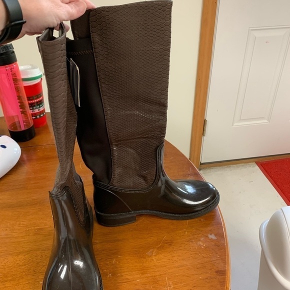 Posh Wellies Shoes - POSH Wellies knee high rain boots size 7 NEW #springbreak #easter